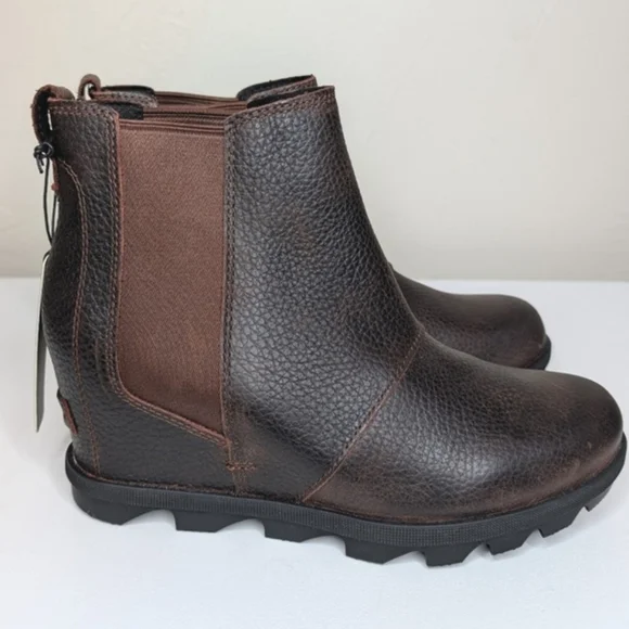 NWOB SOREL Joan of Arctic Wedge II Chelsea Bootie Size 8.5 in Quarry - Picture 5 of 8